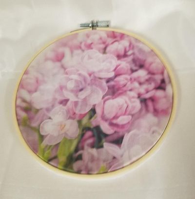 A Different Kind of Hoop Art, Picture Printed On Satin, Sublimation Picture Hoop Art, Gift For Her, Free Shipping $24.00