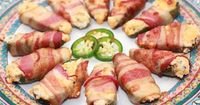 Cheesy Stuffed Jalapenos (With Bacon!)