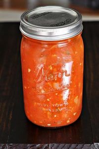 Homemade tomato sauce. SO GOOD! I add two cans of artichoke hearts and this makes it exponentially better.