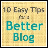 Making Lemonade: 10 Easy Tips For A Better Blog Right Now (I really like this list!)