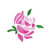 ROSE BUD-EMBROIDERY DESIGN