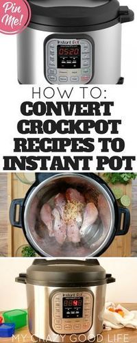 Now that the Instant Pot is taking over the cooking world, we all want to know: how can we convert recipes to Instant Pot cook time and temperatures! Slow Cooker to Instant Pot Conversion | Crock Pot to instant Pot Conversion | Instant Pot Conversion