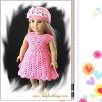 free crochet patterns for american girl dolls clothes