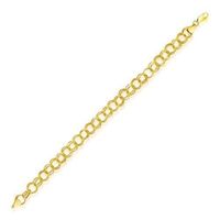 8.0 mm 14K Yellow Gold Lite Charm Bracelet $289.16