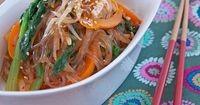 Japchae Salad- YUMMMM! I love korean food, this blog has sooo many other amazing looking recipes, too!