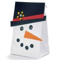 Learn how to make these super cute giftbags at familyfun.com. There are also directions for a reindeer and a Christmas tree.